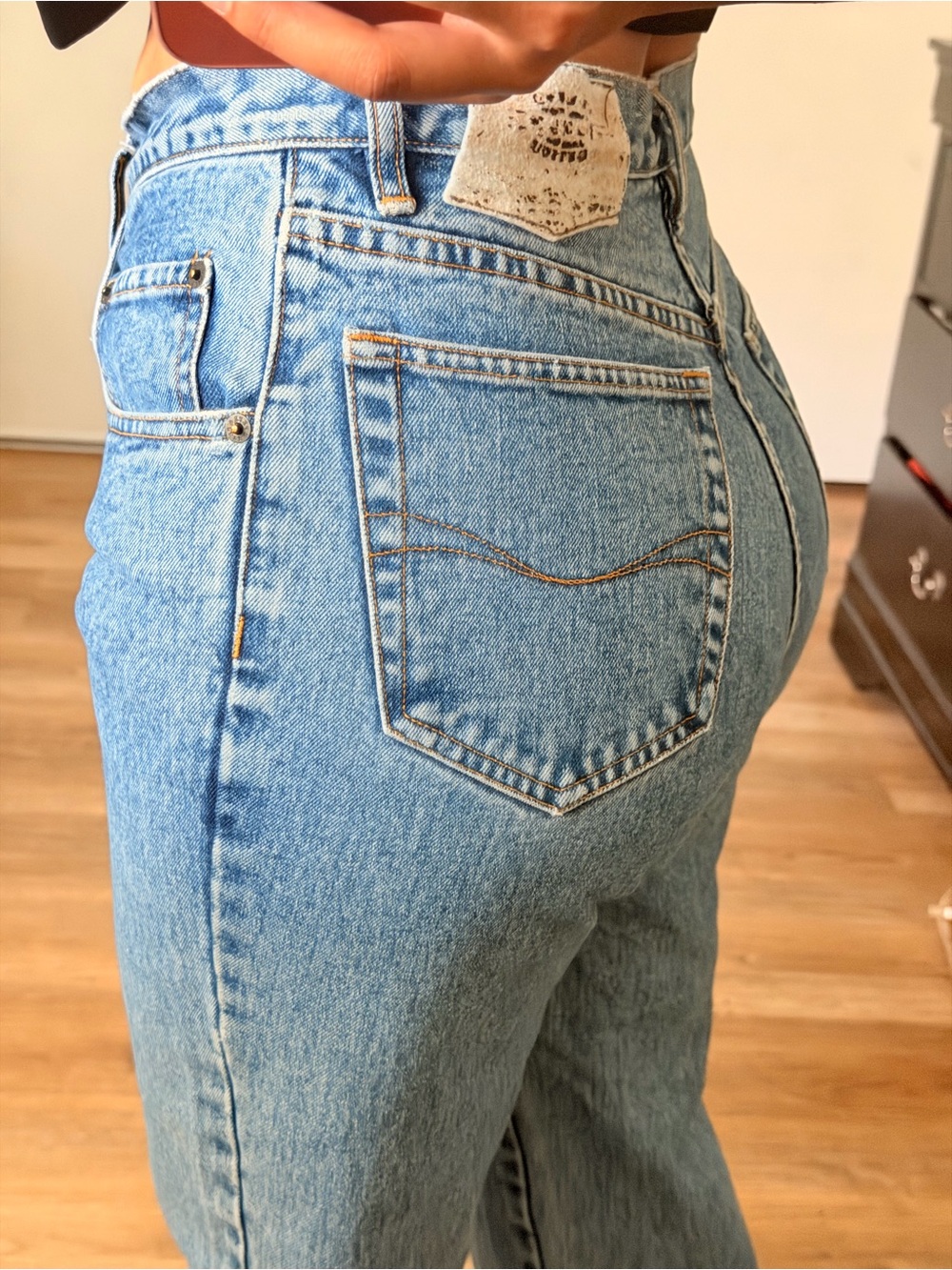 Vintage Pepe Jeans "Candy" High Waisted Button Fly Mom Jeans - Size 8 (Approx)